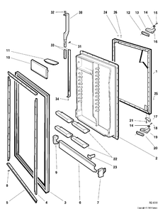 Part Location Diagram of WR78M5745 GE NO LONGER AVAILABLE