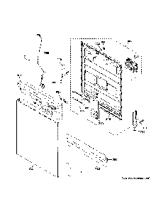 Escutcheon And Door Assembly Diagram and Parts List for GDF550PGR3BB  General Electric Dishwasher