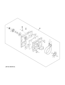 Convection Fan Diagram and Parts List for PVM9179DK2BB  General Electric Microwave