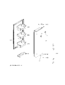 Fresh food door - rh Diagram and Parts List for GFE26JGMNFBB  General Electric Refrigerator