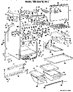 Part Location Diagram of WR32X857 GE DISCONTINUED