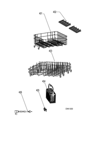 Part Location Diagram of WG04F01043 GE NUT, SUMP