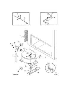 SYSTEM Diagram and Parts List for 81560-2  General Electric Freezer