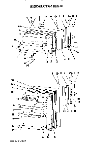Doors Diagram and Parts List for CTX18LGR  Hotpoint Refrigerator