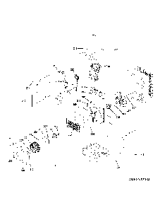 Part Location Diagram of WP65X28078 GE Air Filter Bracket-Left