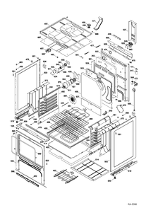 Part Location Diagram of WB27M1142 GE CONTROL (ERC3HP)