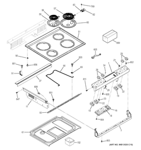 Part Location Diagram of WB07X22580 GE FACEPLATE GRAPHICS (BK)