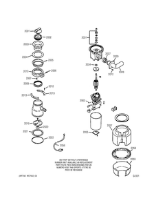 Part Location Diagram of WC5X115 GE CLAMP PIECE