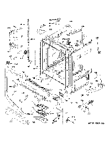 Body Parts Diagram and Parts List for PDP755SYR8FS  General Electric Dishwasher