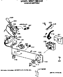Part Location Diagram of WH12X840 GE MOTOR SWITCH