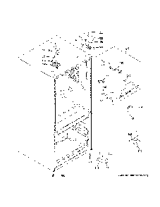 Case Parts Diagram and Parts List for GNE21FMKPFES  General Electric Refrigerator
