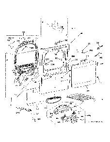 Part Location Diagram of WE10X34082 GE Panel Front