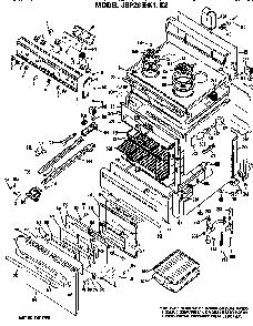 Part Location Diagram of WB2X7697 GE LAMP PILOT
