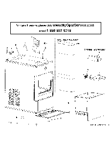 Optional Ice Maker Diagram and Parts List for OPAL01GEP1SS  General Electric Ice Maker