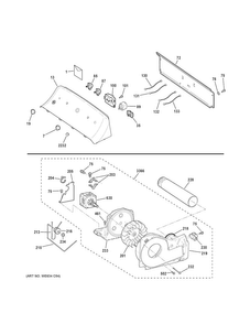 Part Location Diagram of WE04X24550 GE Dryer Timer