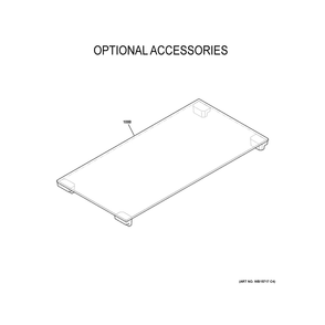 Optional Accessories Diagram and Parts List for PLU612DT1BB  General Electric Cooktop