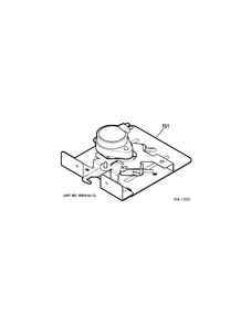 LOCK Diagram and Parts List for 158911  General Electric Range