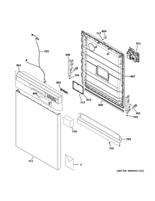 Part Location Diagram of 165D9739P054 GE Insert mini manual