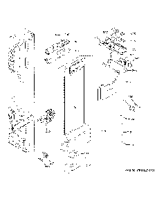 Fresh Food Section Diagram and Parts List for GWE19JGLWFBB  General Electric Refrigerator