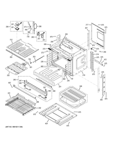 BODY PARTS Diagram and Parts List for CT9070SH2SS  General Electric Wall Oven
