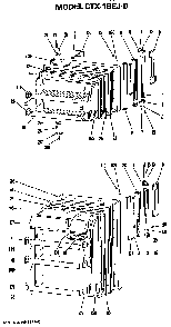 Doors Diagram and Parts List for CTX18EJBR  Hotpoint Refrigerator