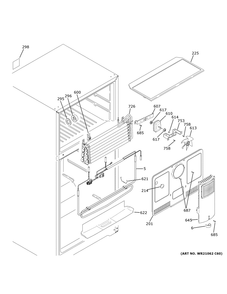 Part Location Diagram of WG03F00984 GE PLUG BUTTON - WR02X11760