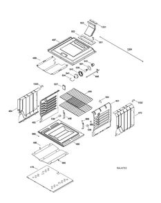 Part Location Diagram of WS01L01009 GE COVER BACK