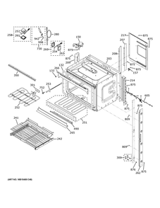 Part Location Diagram of WB44X48686 GE BROIL ELEMENT