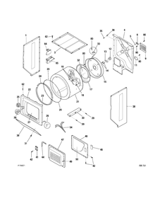 Part Location Diagram of WE1M792 GE NO LONGER AVAILABLE