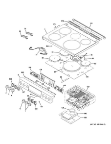 Part Location Diagram of WB07X28817 GE Vent trim