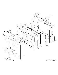 Door Diagram and Parts List for CTS90DM2N2S5  General Electric Wall Oven