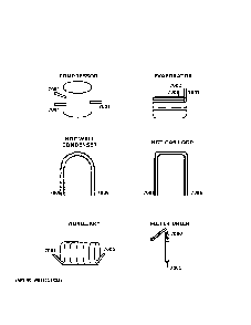 Lokring Connectors Diagram and Parts List for GTE21GTHFBB  General Electric Refrigerator