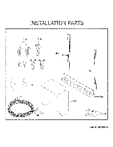 Installation parts Diagram and Parts List for GDF630PGM5WW  General Electric Dishwasher
