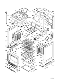 Part Location Diagram of WS01F06392 GE HARNESS MAIN