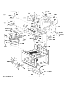 Insulator Parts Diagram and Parts List for PSB9100SV1SS  General Electric Wall Oven