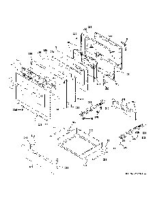 Door And Drawer Parts Diagram and Parts List for JGSS66EEL4ES  General Electric Range