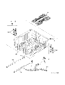 Upper rack assembly Diagram and Parts List for GDF530PGM3BB  General Electric Dishwasher