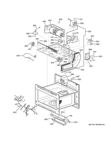 Insulator Parts Diagram and Parts List for PK7800SK6SS  General Electric Microwave Oven Combo