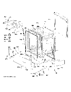 Body parts Diagram and Parts List for GDT226SGL1BB  General Electric Dishwasher