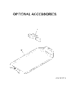 Optional Accessories Diagram and Parts List for CHP90362T1SS  General Electric Cooktop