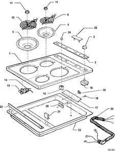 Part Location Diagram of 318075501 Frigidaire PLATE-NAME