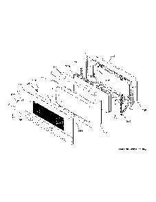 Lower Door Diagram and Parts List for CTS92DM2N2S5  General Electric Range