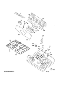 Part Location Diagram of WB07X20320 GE OVERLAY T09