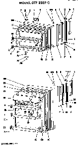 Doors Diagram and Parts List for CTF23EFC  Hotpoint Refrigerator