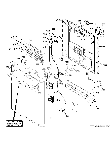 Escutcheon & door assembly Diagram and Parts List for CDT845P4N2W2  General Electric Dishwasher
