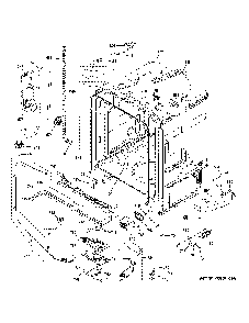 Body Parts Diagram and Parts List for DDT700SFN8DS  General Electric Dishwasher