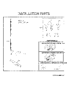 Installation Parts Diagram and Parts List for GDT535PSMBSS  General Electric Dishwasher