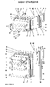 Doors Diagram and Parts List for CTX20GHB  Hotpoint Refrigerator