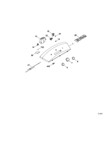Part Location Diagram of WW02L00210 GE SPACER DOOR