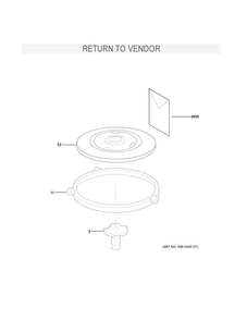 Microwave Diagram and Parts List for JES2251SJ03  General Electric Microwave